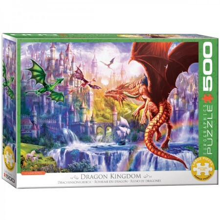 Eurographics Dragon Kingdom Puzzel (500 XL stukjes)