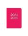 Letts of London Dazzle A6 academische 2024/2025 dag op een pagina met afsprakendagboek - Roze