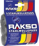 RAKSO Staalwol pads (gradatie 00 - 1 - 3)