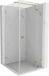 Mexen Lunar T cabine de douche coulissante droite 120 x 120 cm, transparent, or