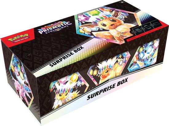 Pokémon Scarlet & Violet - SV08.5 - Prismatic Evolutions - Surprise Box - Trading Cards - English