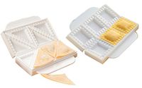 JOSKO Produkte PANSOTTI & Ravioli deegtassenset, kunststof, wit, 16,5 x 14 x 4 cm, 2 stuks