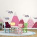 Ambiance Sticker Muurstickers voor kinderkamers - Decoratie voor de babykamer - Gigantische muursticker voor kinderkamers met Scandinavisch berglandschap van LILIKA - 60x90cm