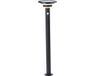 Brilliant Garvina Buiten Sokkellamp Hoogte 85 cm LED 3W Solar 430 lm 3000K IP44 Zwart