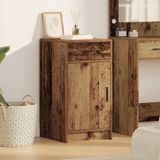 vidaXL Dressoir Oudhout 40 x 40,5 x 75 cm Bewerkt hout
