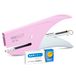Rapesco 1377 SP-64 Niettang en 1000 Type 21/4 mm Nietjes, Zuurstok Roze | 12 Vel Capaciteit