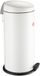 WESCO Capboy Maxi Poubelle | Poubelle à pédale | 22 Litres | Métal - Blanc mat