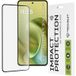 Techsuit Film de protection d'écran pour Motorola Moto G86, Verre Trempé, Full Glue, 111D, Noir