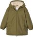 Vertbaudet Lange windbreaker jongen olijf