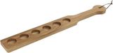 Olympia Serveerplank voor shotglazen, Hout, Bruin, 50 cm