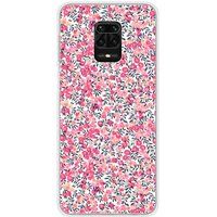 Liberty Wiltshite Rose Bedrukt Siliconen Hoesje Compatibel met Xiaomi Redmi Note 9 Pro