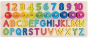 Alphanumerisches GOKI Puzzel - Cijfers En Letters - 91 Stukjes - Hout - 3 Jaar
