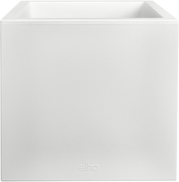 Elho Vivo Next Square 40 Planter - Indoor/Outdoor - White - Recycled Plastic