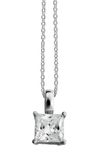 Orphelia ZK-2669 - Ketting met hanger - Zilver 925 - 45 cm - Zirkonia
