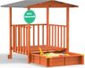 Spielwerk Zandbak - Hout Zonnedak UV 50+ Merle - 143x130x130cm