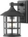 Hinkley LED Wand Buitenlamp Freeport | 1X E27 Max 40W | IP44 | Dimbaar | Textured Black