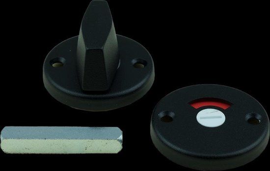 AMI Rond rozet 3 rh wc 8 mm zwart