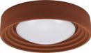 LEDVANCE ORBIS Concrete, bruin betonnen plafondlamp met LED, 18W, 1500lm, 3000K, dimbaar