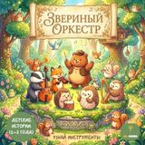 ЗВЕРИНЫЙ ОРКЕСТР Russian Children's Book for Toddlers 1-3: Книга про животных и музыкальные инструменты для малышей | First Words in Russian | Book for Kids | Bilingual Russian English