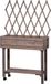 Dobar Moestuinbak moestuintafel oppottafel kweektafel plantentafel met trosondersteuning 79x28x130cm - grijs