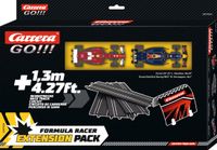 Carrera GO!!! Racebaanonderdeel - GO!!! Formule 1 Uitbreidingsset - Red Bull Racing vs. Ferrari - 1,3m. - 4 Baandelen onderdeel