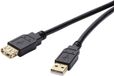 Vivanco VVITUSB30MFKG USB-kabel USB 2.0 2 m USB A Zwart