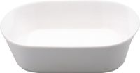 KitchenCraft Serveerschaal - Porselein, 21cm - Ovenbestendig