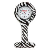 GiMa ns881 horloge voor verpleegsters, rond Fantasia Zebra