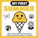 My First Summer High-Contrast Baby Book for Newborns