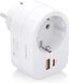 Prise murale 1 prise USB-C 20 W PD3.0 USB-A 20 - W QC3.0 blanc