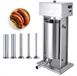 Sans marque Remplisseuse de saucisses électrique (filaire) - Remplisseuse de viande verticale - Capacité 25 L (25 kg) - Moteur 400 W - Contrôle de vitesse en continu - Pédale - Inox 304 alimentaire - Jeu de 5 entonnoirs