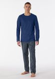 Schiesser Pyjama Long navy 180273 56/XXL