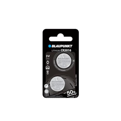 Blaupunkt CR2016 Lithium Coin Battery - 2 Pack