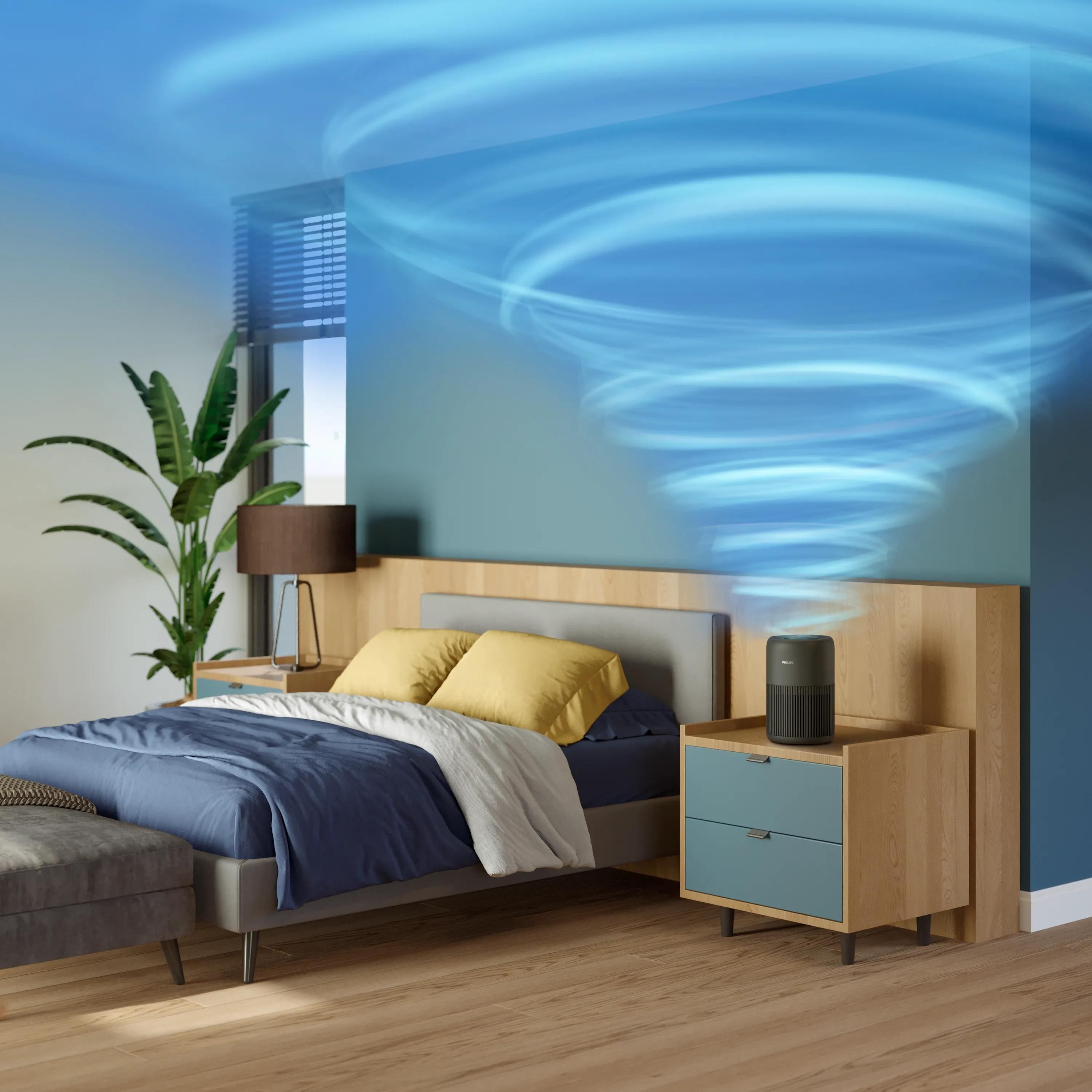 Philips PureProtect Mini 900-serie Luchtreiniger - 65 m², HEPA, Zwart