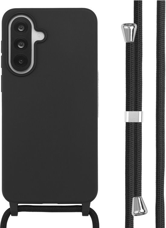 imoshion Siliconen hoesje met koord voor de Samsung Galaxy A37 (5G) - Zwart