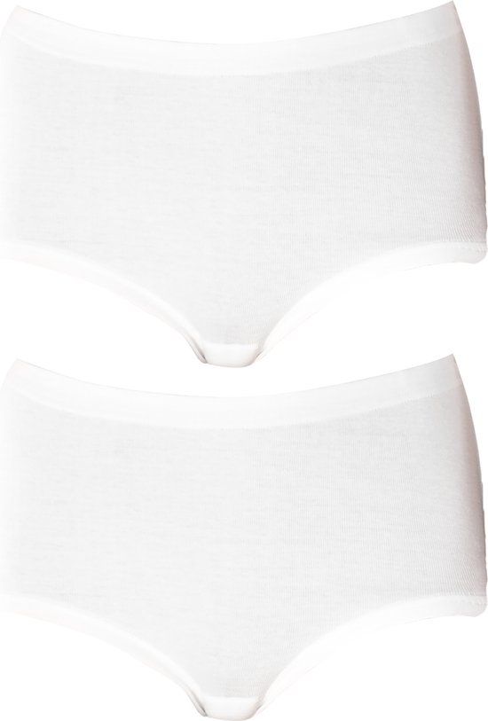 Schiesser Original Classics Dames Slip - Wit - Maat 48 - 2 stuks