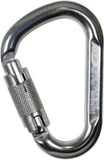 Climbing Technology SNAPPY WG polished Twistlock klimkarabijn Zilver