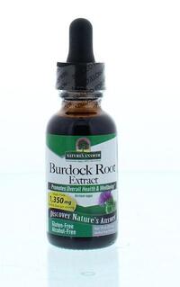 natures answer Burdock Extract Alcohol-Free 30ml