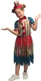 Boland - Kostuum Evil clownette (7-9 jr) - Kinderen - Clown - Horror - Circus - Halloween