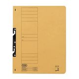 ELBA 100551885 Inhaakmappen Smart Line hele voordeksel 50 stuks met commerciële stiksels van 250 g/m² karton geel