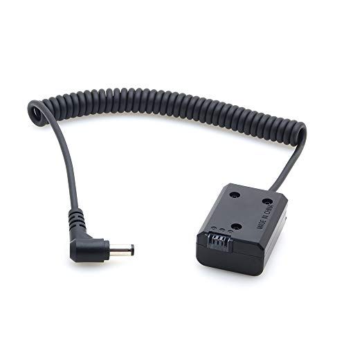Hersmay Uitbreidbare netkabeladapter voor DC-aansluiting op gedecodeerde DC-koppeling dummy batterij NP-FW50 voor Sony A7 A7R A7S II A5100 A6000 A6100 A6300 A6400 A6500 DSC-RX10 II III IV-camera
