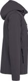 Kariban 3-laagse uniseks softshelljas met afneembare capuchon en mouwen K422 - Titanium - L