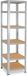 Shelfplaza HOME étagère métallique - 200x50x50 cm - galvanisé - 6 tablettes