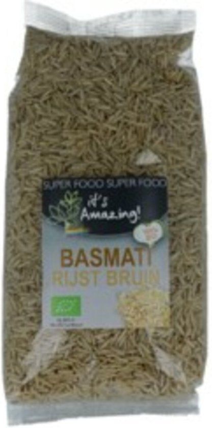 It's Amazing Basmati Rijst Bruin 500 gr
