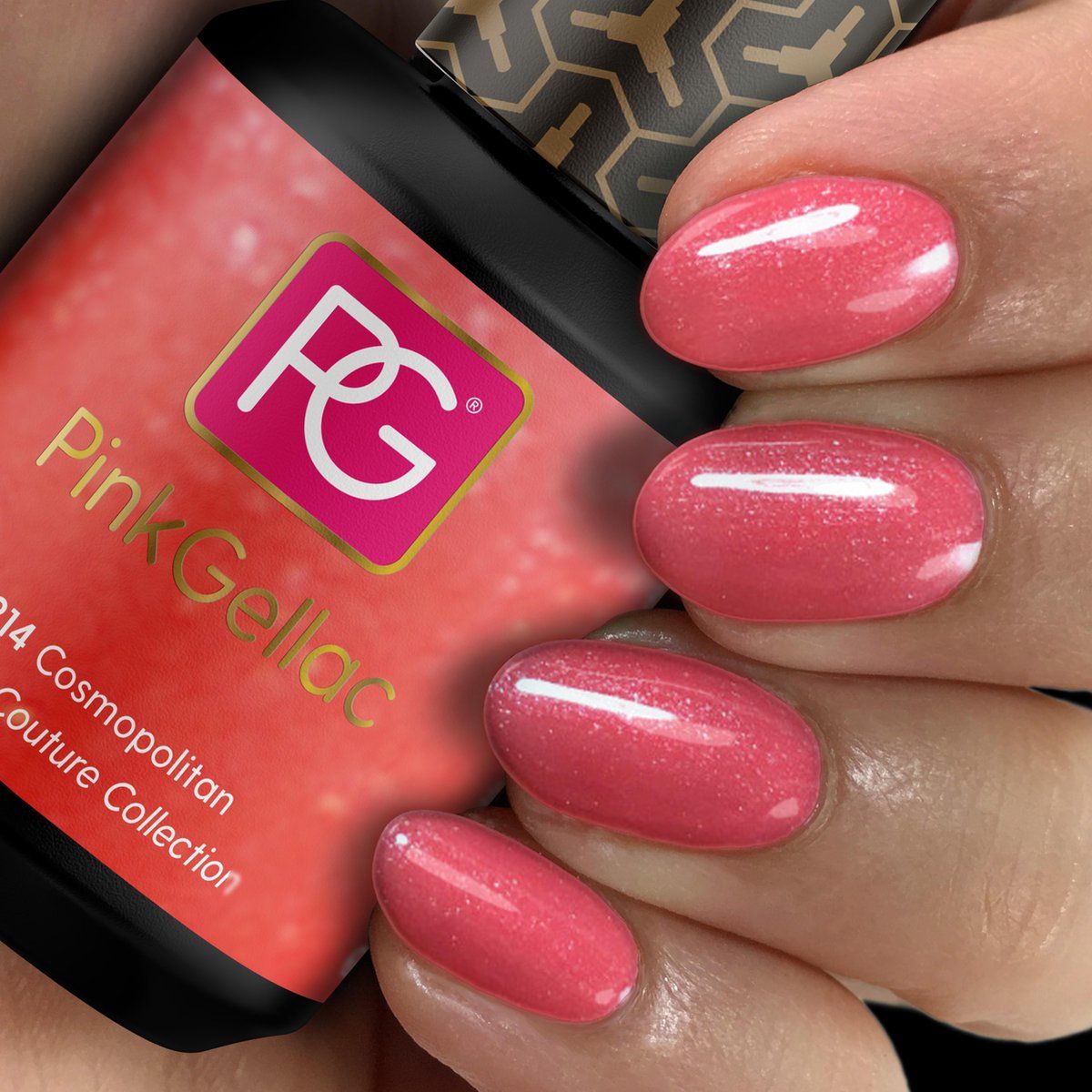 Pink Gellac - Cosmopolitan - Gellak - Vegan - Oranje - Glanzend - 15ml
