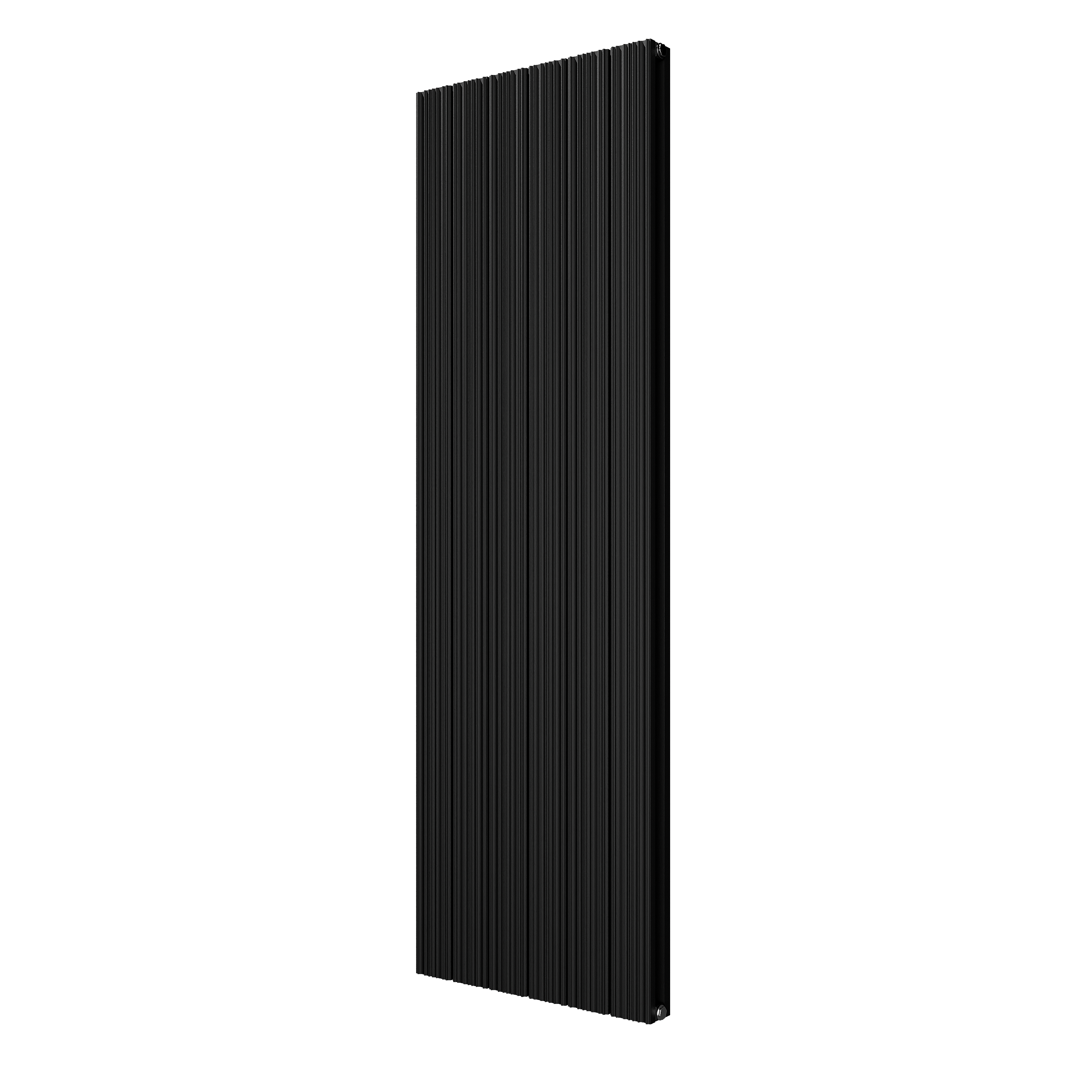 VIPERA Mares dubbele handdoekradiator 56,5 x 180 cm centrale verwarming mat zwart zij- en middenaansluiting 1,851W