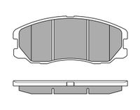 MEYLE Bremsbelagsatz, Scheibenbremse 0252451016/W Vorderachse | Compatibel met: CHEVROLET CAPTIVA, OPEL ANTARA A