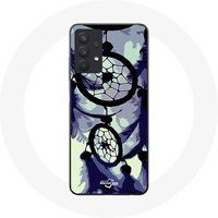 Maniacase Hoesjes voor Samsung Galaxy A32 4G Dream Catcher in grijs en zwart