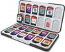 Casecentive - 24-in-1 Game Card Case geschikt voor Nintendo Switch - Premium beschermhoes - Nintendo SD kaart houder - Silicone slots - Nintendo Switch Accessoires - zwart