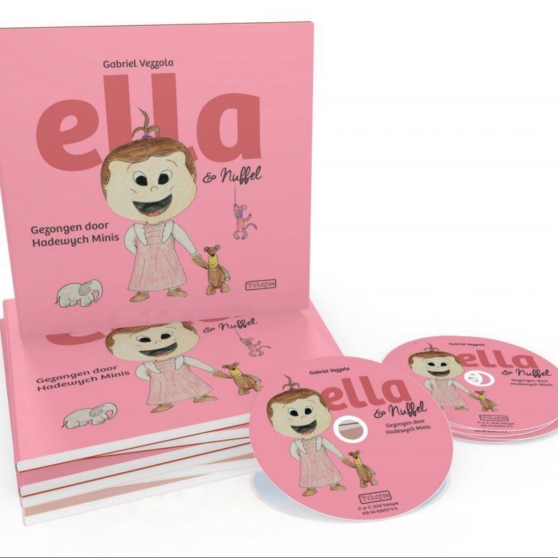 GABRIEL VEZZOLA met liedjes gezongen door HADEWYCH Ella & Nuffel (CD+Boek) - Hardcover - 2018